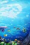 清新海洋世界