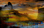 抽象油画