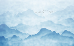 抽象山水画