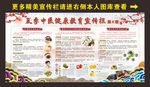 夏季中医健康教育宣传栏