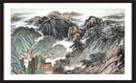 中堂画山水