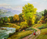 乡村油画