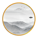 中国风   抽象山水画 大厅装