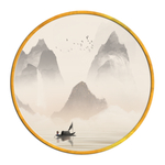 中国风   抽象山水画 大厅装