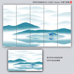 山水抽象画