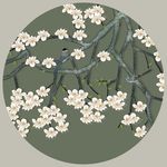 圆框花鸟