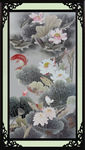国画荷花