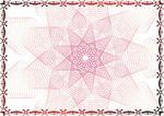 火红花颜 化妆证书纹