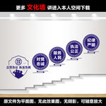派出所楼梯标语