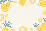 菠萝水果banner设计背景图