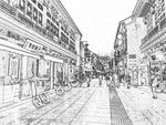 铺子素描图