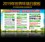 2019世界环境日展板
