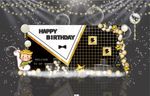 黑金生日设计