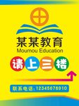 培训学校指示牌