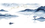 新中式山水画