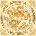 凤凰飞天中式古典天花吊顶壁画