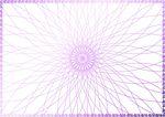 紫花物语 防伪证书纹