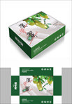 绿色菠萝蜜包装箱包装礼盒设计
