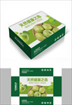 青苹果简约包装箱包装礼盒设计