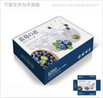 有机蓝莓包装箱包装礼盒设计