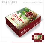 时尚风格樱桃包装箱包装礼盒设计