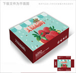 美味杨梅包装箱包装礼盒设计