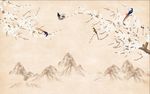 梅花花鸟山水