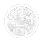 圆形龙纹