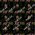 无缝拼接花草图案