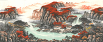 山水画 国画 水墨画 丹青