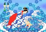 浮世绘日式和服婴儿