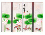 国画荷花