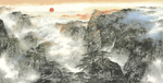 山水画 水墨画 国画 丹青