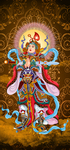 韦陀天尊 左右护法图片