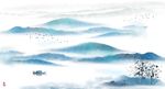 中国风水墨山水画