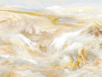 玉石山水背景墙装饰画