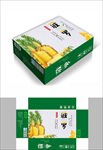 鲜菠萝包装箱包装礼盒设计