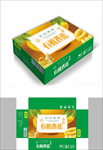 有机生态香蕉包装箱包装礼盒设计