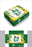 生态香蕉包装箱包装礼盒设计