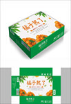 健康桔子包装箱包装礼盒设计