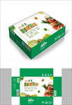天然蔬菜包装箱包装礼盒设计