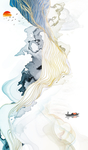 山水画 TIF分层画