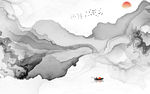 大气线条意境画 TIF分层
