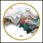中式  线条水墨画 TIF分层