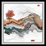 奢华线条抽象画 TIF分层画