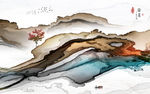 简约奢华线条墙画 TIF分层