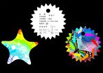 星星刺花 服装吊牌