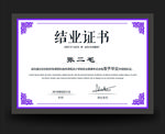 结业证书