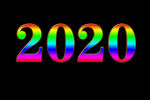 2020彩虹字