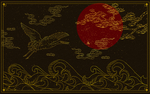 烫金仙鹤中国风